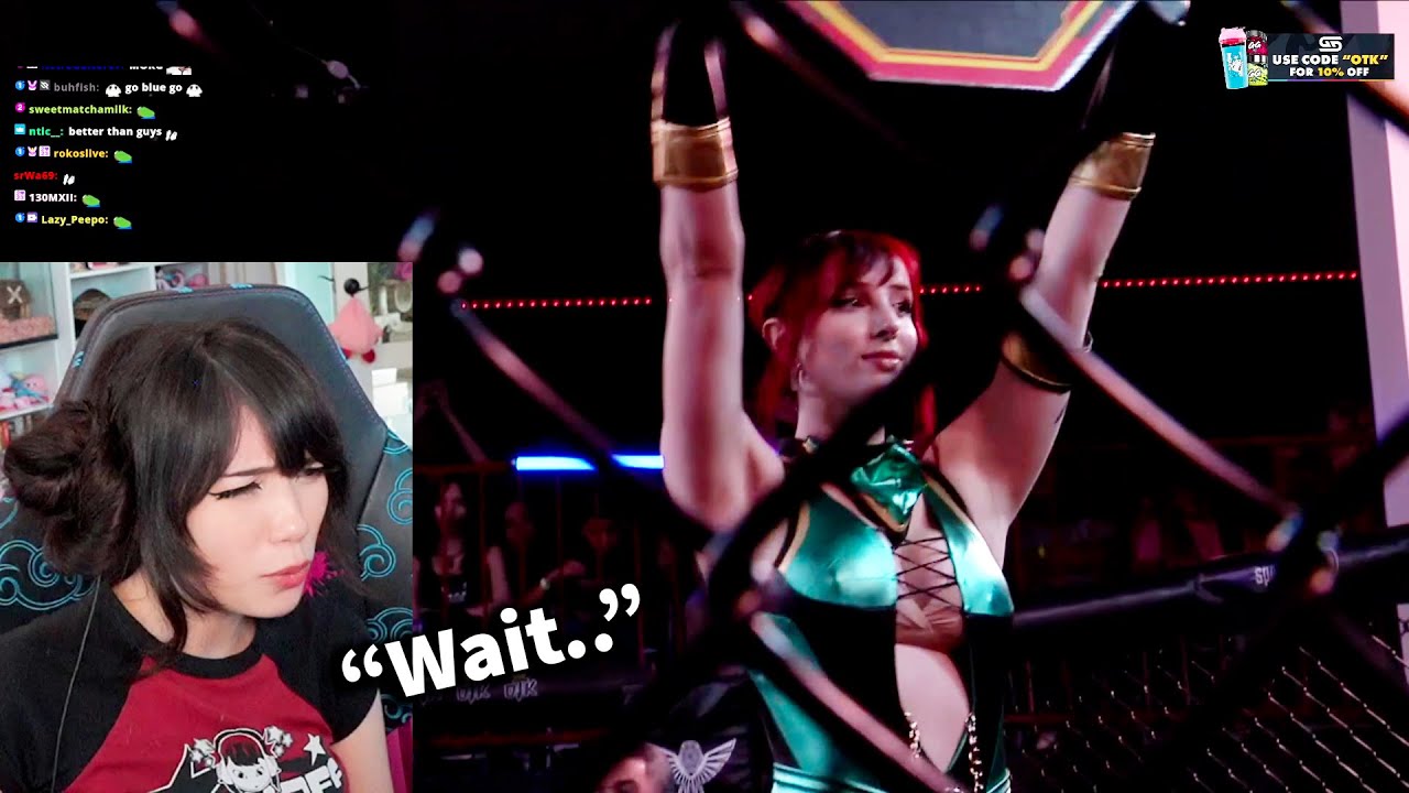 Morgpie's ring girl outfit has something strange