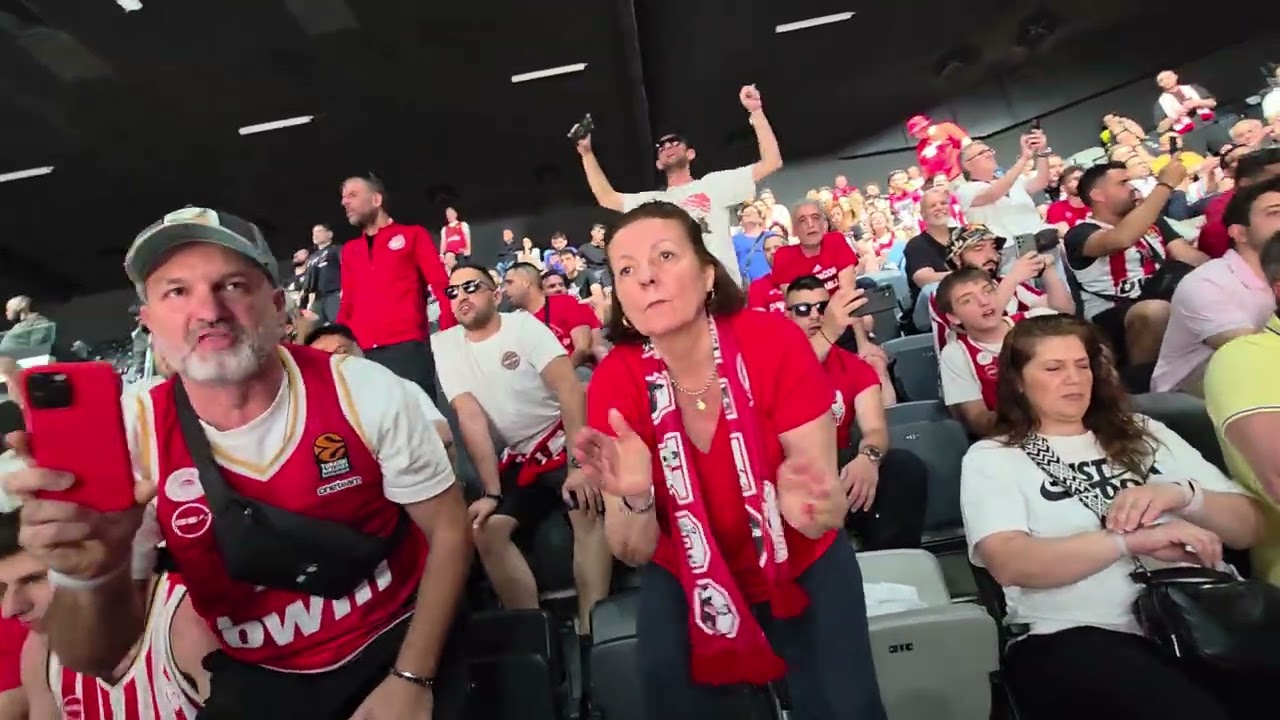 Euroleague 2025: Final 4 Abu Dhabi Olympiakos fans: Olympiacos gate 7 εξαφανίσου απο την Γη