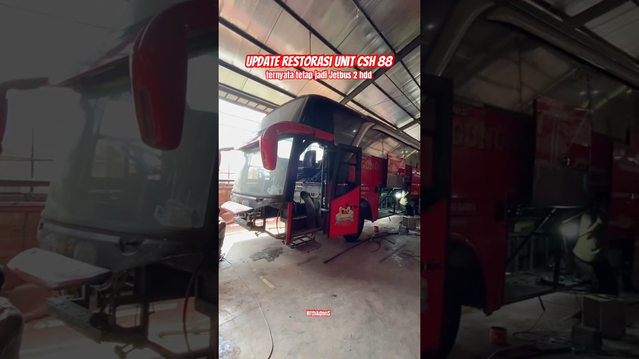 update restorasi unit csh 88 #restorasi #bus #csh88 #youtubeshorts #youtube #bussumatera
