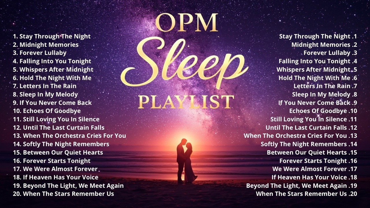 OPM Love Songs 80s 90s 🎶 Midnight Chill Pampatulog 2025 Mix