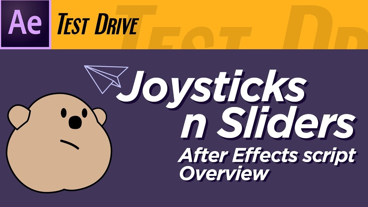 Джойстики и слайдеры: руководство по After Effects