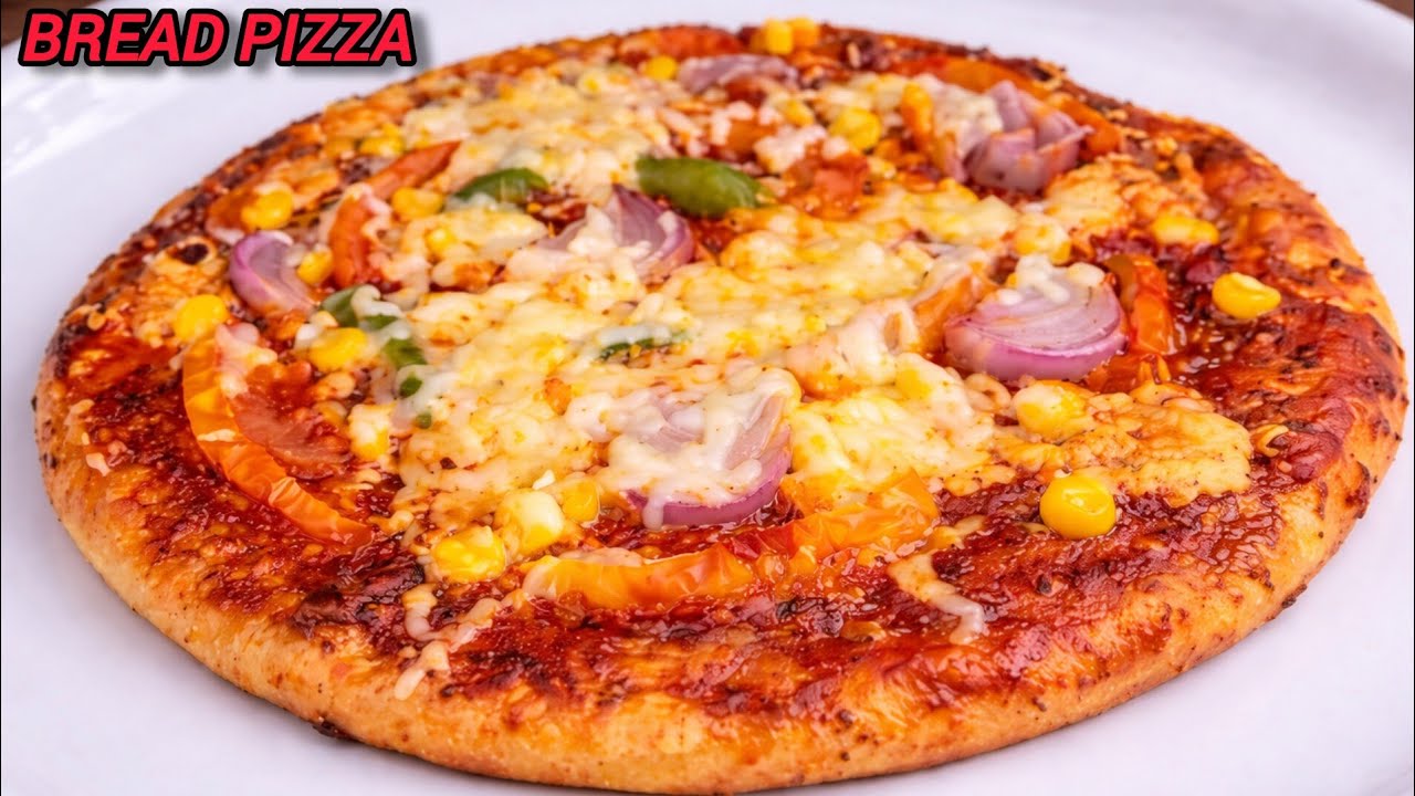 Bread Pizza l Bread Pizza Recipe l Bread Recipe l Leftover Recipe # Leftover Luxury 