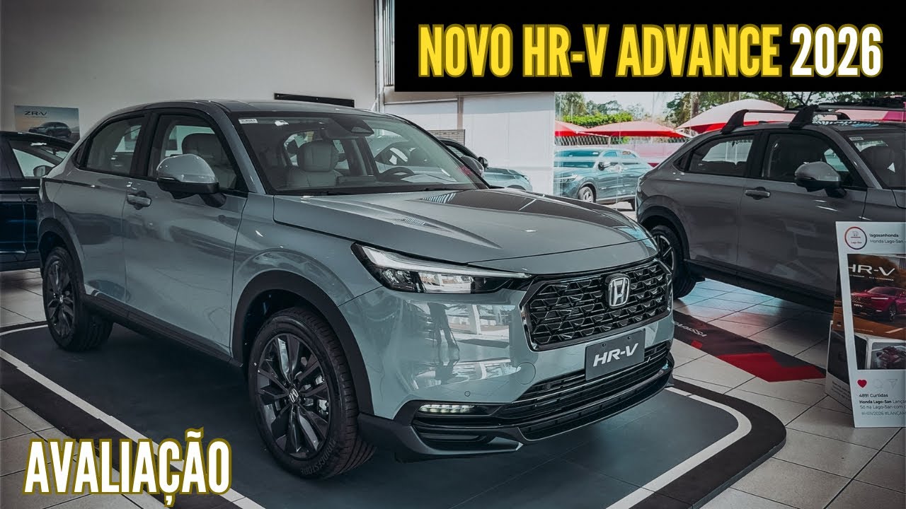 AVALIAÇÃO NOVO HONDA HR-V ADVANCE 2026 EM DETALHES!