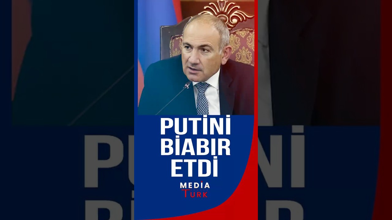 Paşinyan Moskvadakı a&ccedil;ıqlamaları ilə g&uuml;ndəm oldu - Media Turk TV #mediaturk #trend #shortsvideo