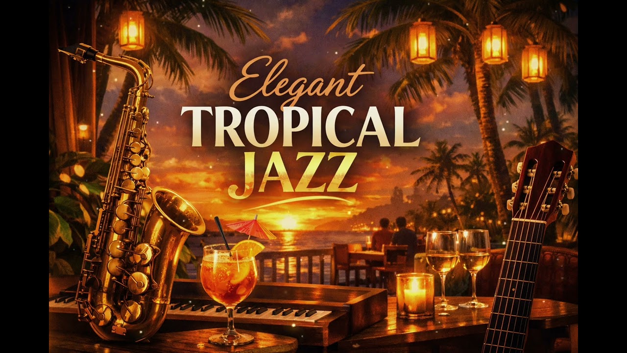 Luxury Smooth Jazz with Tropical Flavor 🌅 Café & Lounge #smoothjazz #music #jazz #jazzinstrumental 