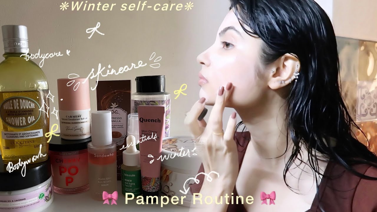 My *Pamper Routine* ♡ Shower Routine, Self-care, Skincare ‧ 𐙚 ‧ Face Shaving, Smell Good Routine 🎀