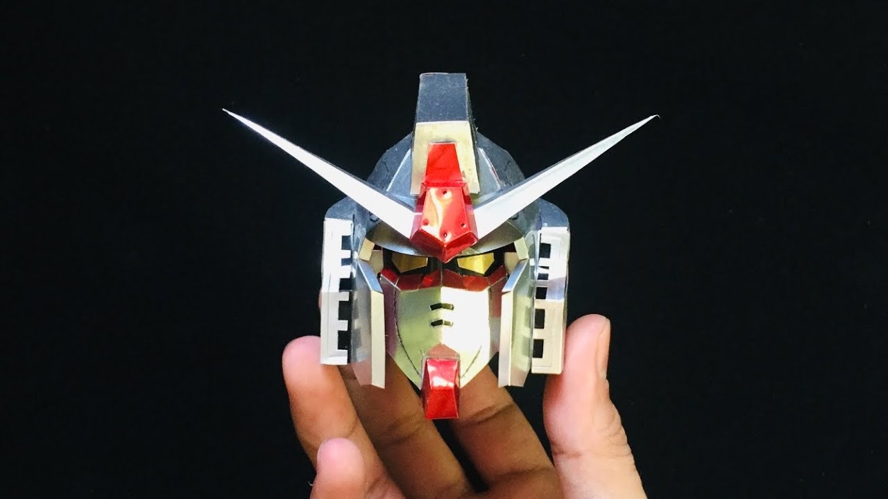 How to Make RX-78-2 Gundam Head From Soda Cans