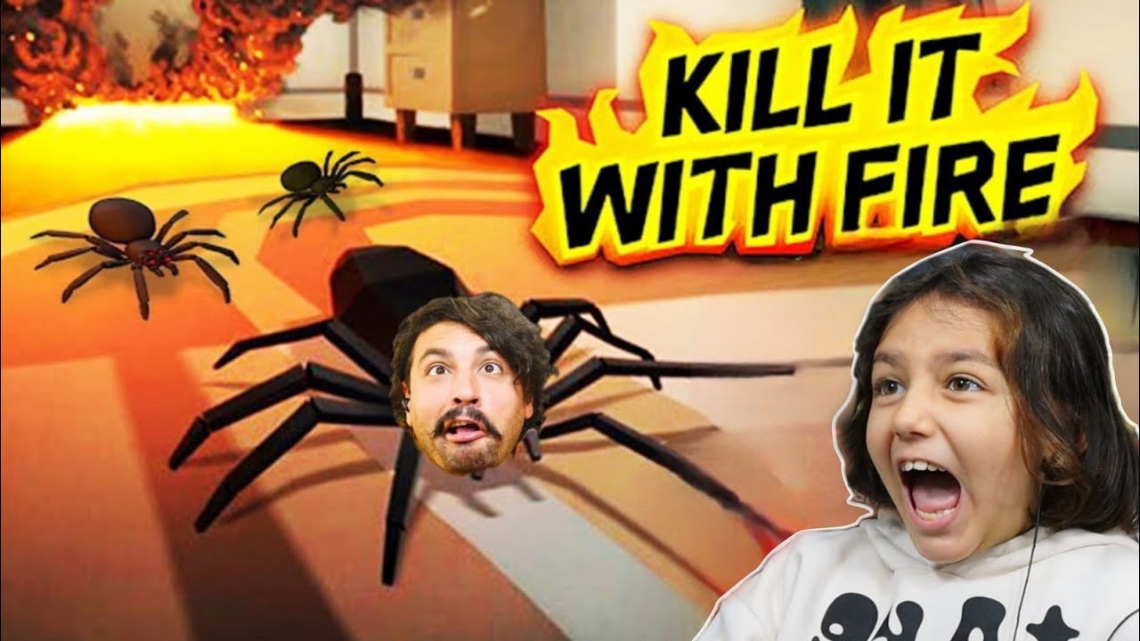 KORKUNÇ DEV BİR ÖRÜMCEK OLDUM EVİ DAĞITTIM | KILL IT with FIRE 2