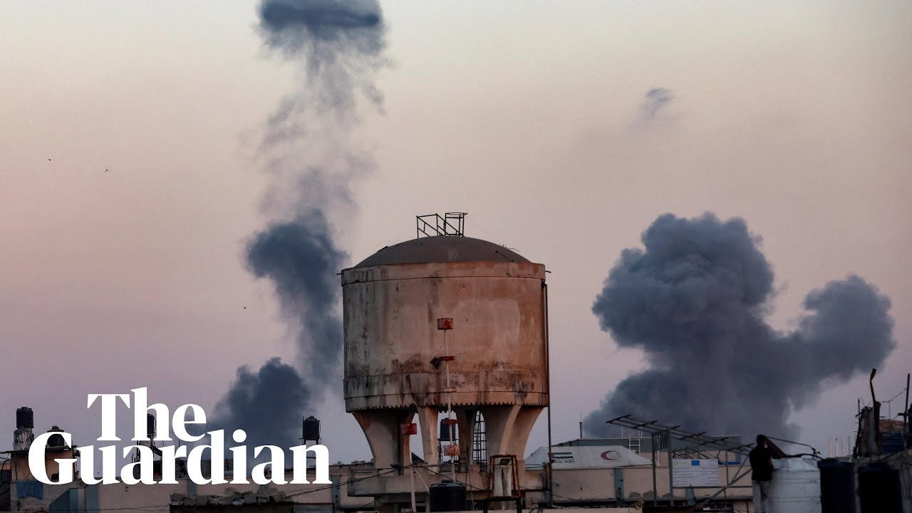 Footage shows the aftermath of Israeli airstrikes in central and southern Gaza