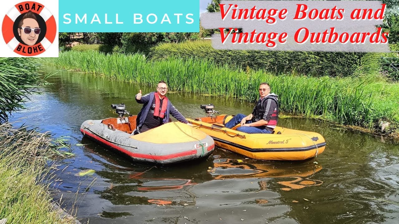 Enjoy a day on the water with this vintage small boat and outboard – it'll be a fun experience