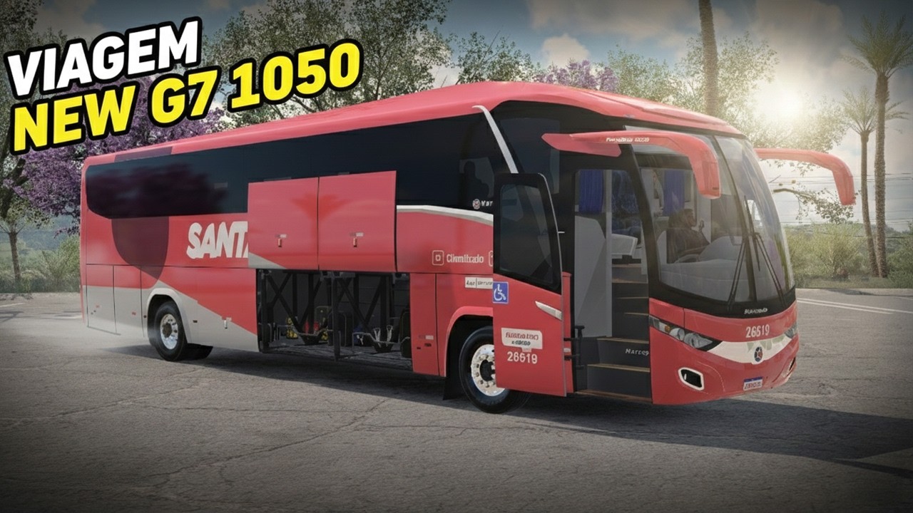 SERRA DAS ARARAS COM NOSSO NEW G7 1050 | ST MODS 🚌