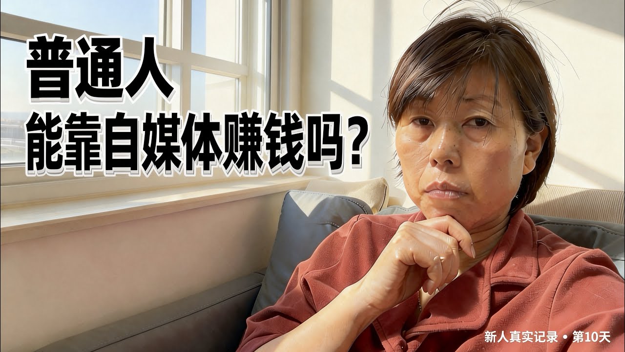 普通人做自媒体能赚钱吗？不知道，试试看！