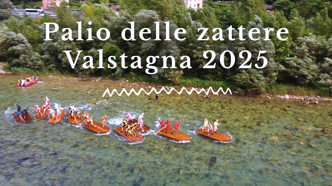 PALIO DELLE ZATTERE VALSTAGNA 2025 | Drone view