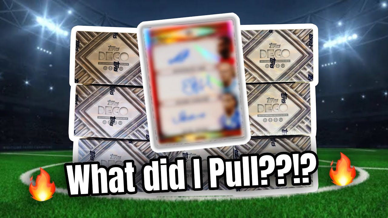 €1000+ Triple auto! 10x Topps DECO 25/26 Mega Break | Part 1 #topps #toppsdeco #asmr