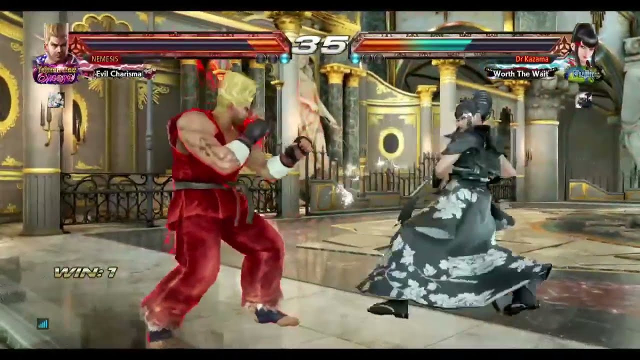 Dr kazama (Kazumi) vs Nemesis (Paul) Ranked Highlight