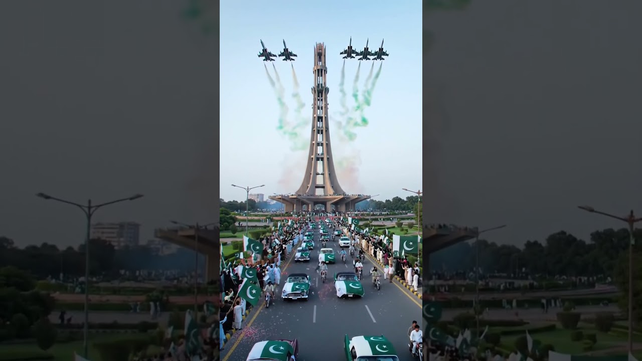 🇵🇰 Grand Independence Day 2025 Parade | Minar-e-Pakistan, Fighter Jets & Luxury Cars#14august