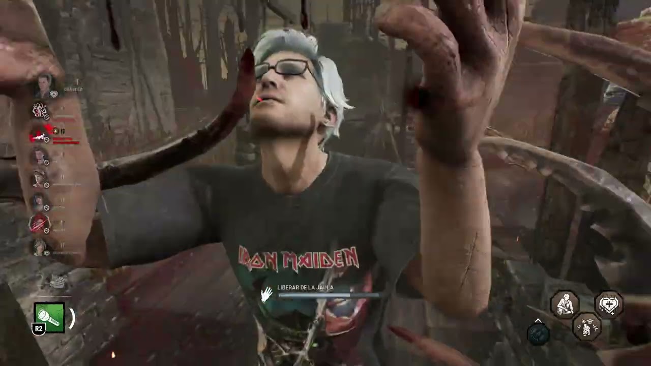 Felix Richter vs Nurse & Deathslinger - Dead By Daylight 2vs8