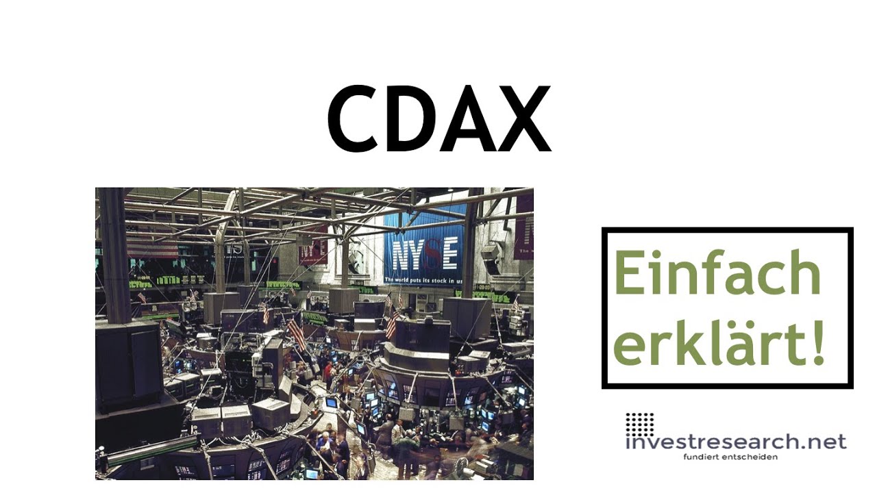 CDAX - Aktienindex einfache Erkl&auml;rung Werte