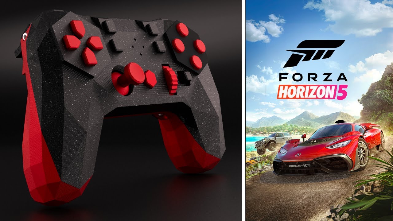 Alpakka controller: Forza Horizon 5 gameplay