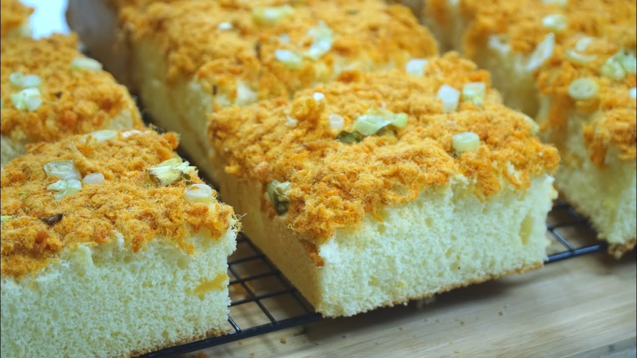 SWEET AND SAVORY PORK FLOSS CAKE