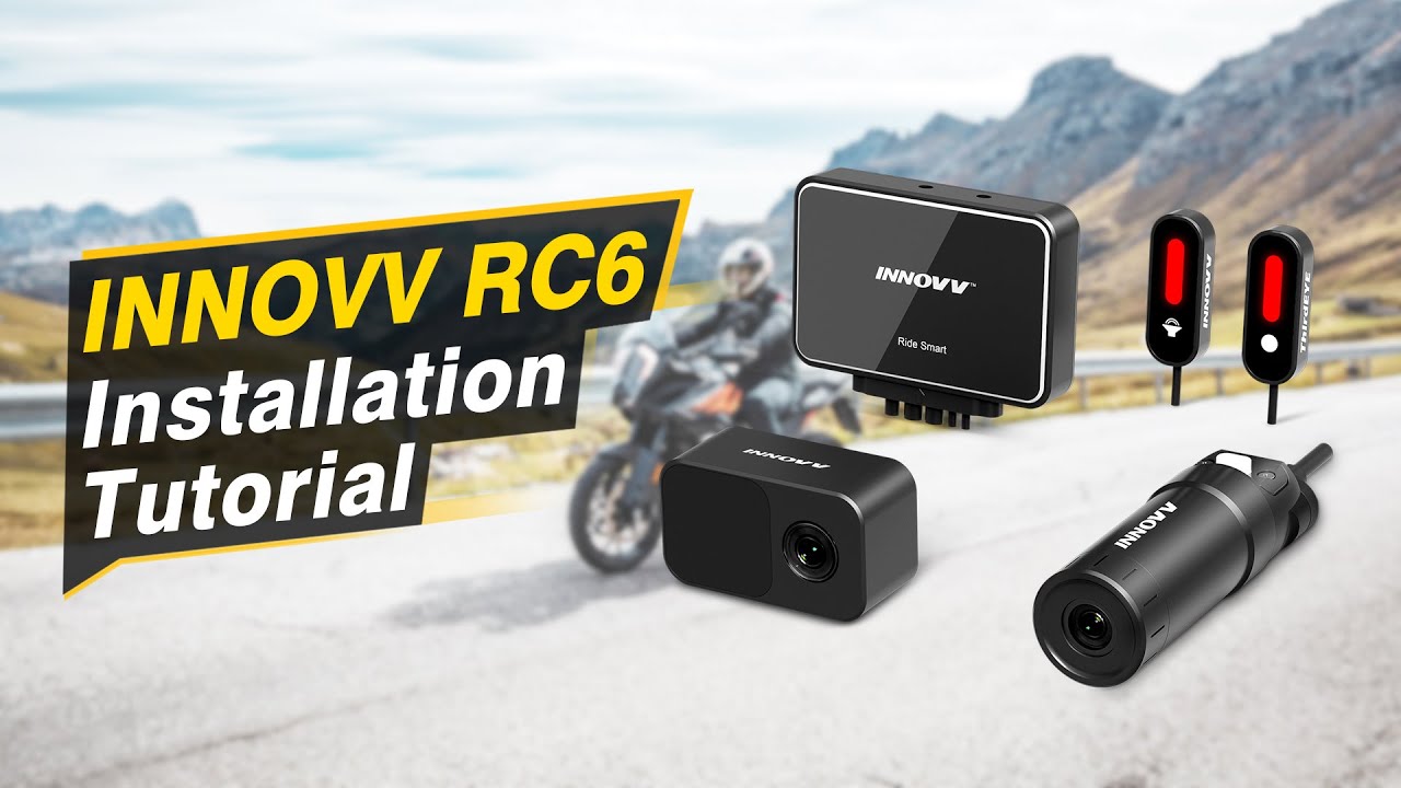 INNOVV RC6 2-1 Motorcycle system Installation Guide, demonstration model being the BMW NINET.