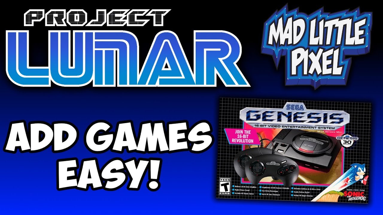 Project Lunar Released For Sega Genesis Mini! How To Get Started & Add Games Easy!