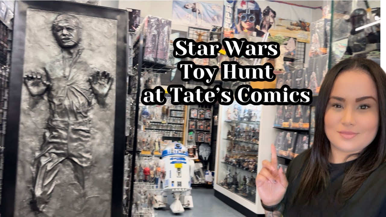 STAR WARS TOY HUNTING at TATE’S COMICS, TOYS and MORE!!!!!