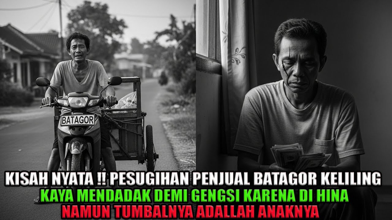 KISAH NYATA ‼️PENJUAL BATAGOR YANG KAYA MENDADAK,TERNYATA  ANAK YANG JADI TUMBAL