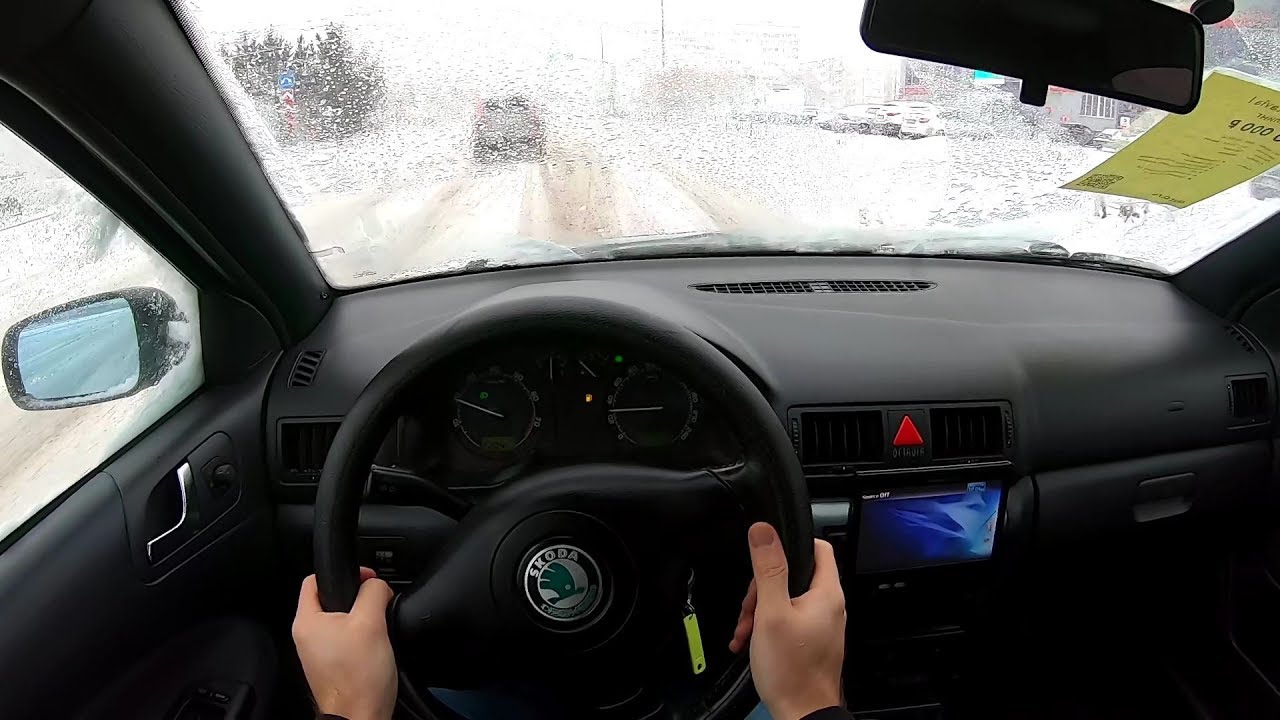2008 Skoda Octavia 1.6L (102) POV TEST DRIVE