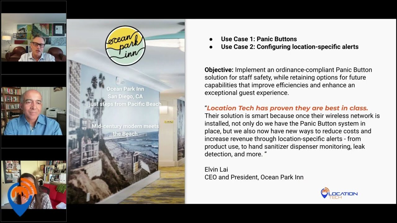Panic Button Solution at Ocean Park Inn | Location Tech customer case study: Ocean Park Inn