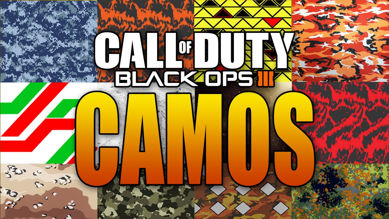 BLACK OPS 3 MULTIPLAYER WEAPON CAMOS LEAKED!