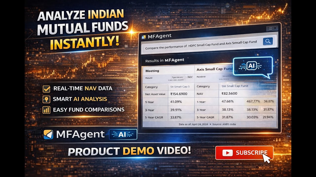 AI-Powered Indian Mutual Fund Analysis Using Real-Time AMFI Data(Alternative strong options)