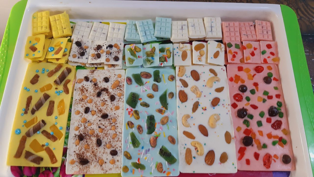 Colorful eye-catching Chocolate Bars 🍫😍easy to make and easy to pack....must watch 🥰