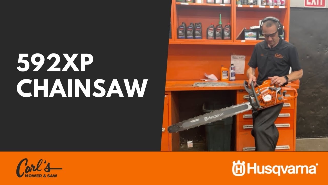 Бензопила Husqvarna 592 XP | Первые впечатления и запуск