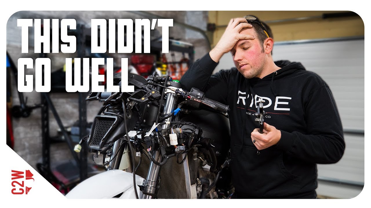 Realizing HOW NOT to take a motorcycle apart!  [Wrecked Bike Rebuild - S2 - Ep 14 - Ninja ZX-10R]