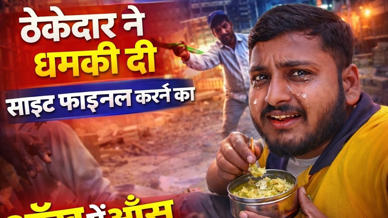 ठेकेदार ने हमको धमकी दिया साइड फाइनल होना चाहिए😡