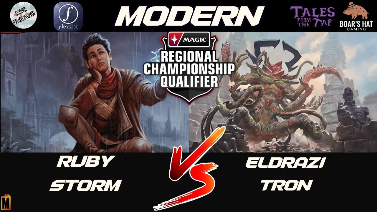 Ruby Storm kontra Eldrazi Tron [Runda 1 RCQ Modern]