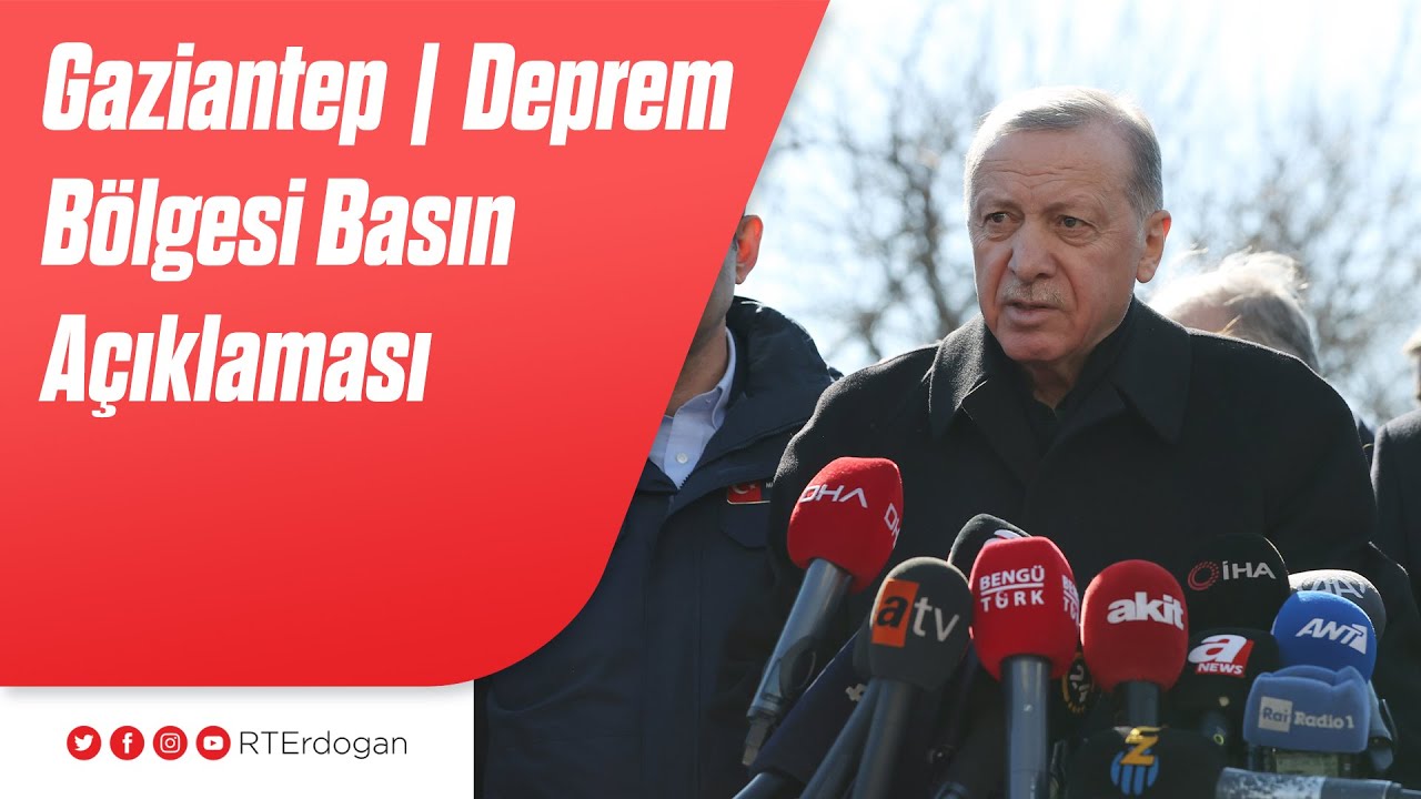 Gaziantep | Deprem Bölgesi Basın Açıklaması