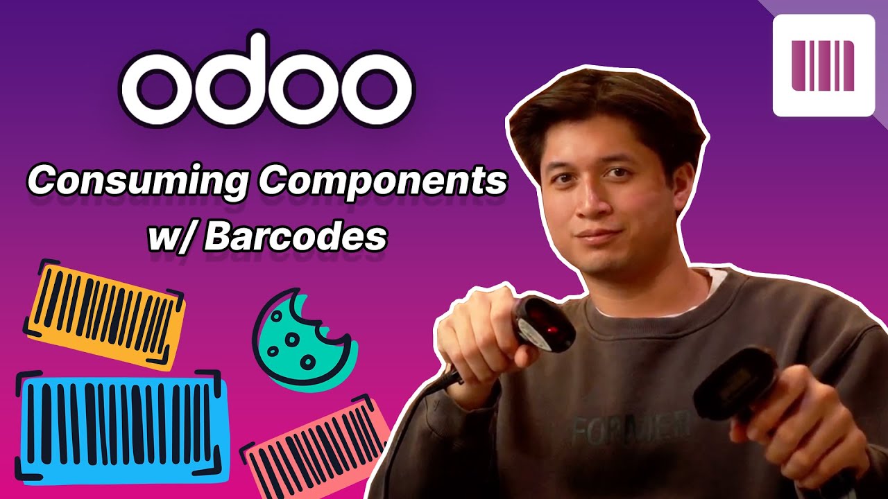 Потребление компонентов с использованием штрихкодов | Odoo MRP
