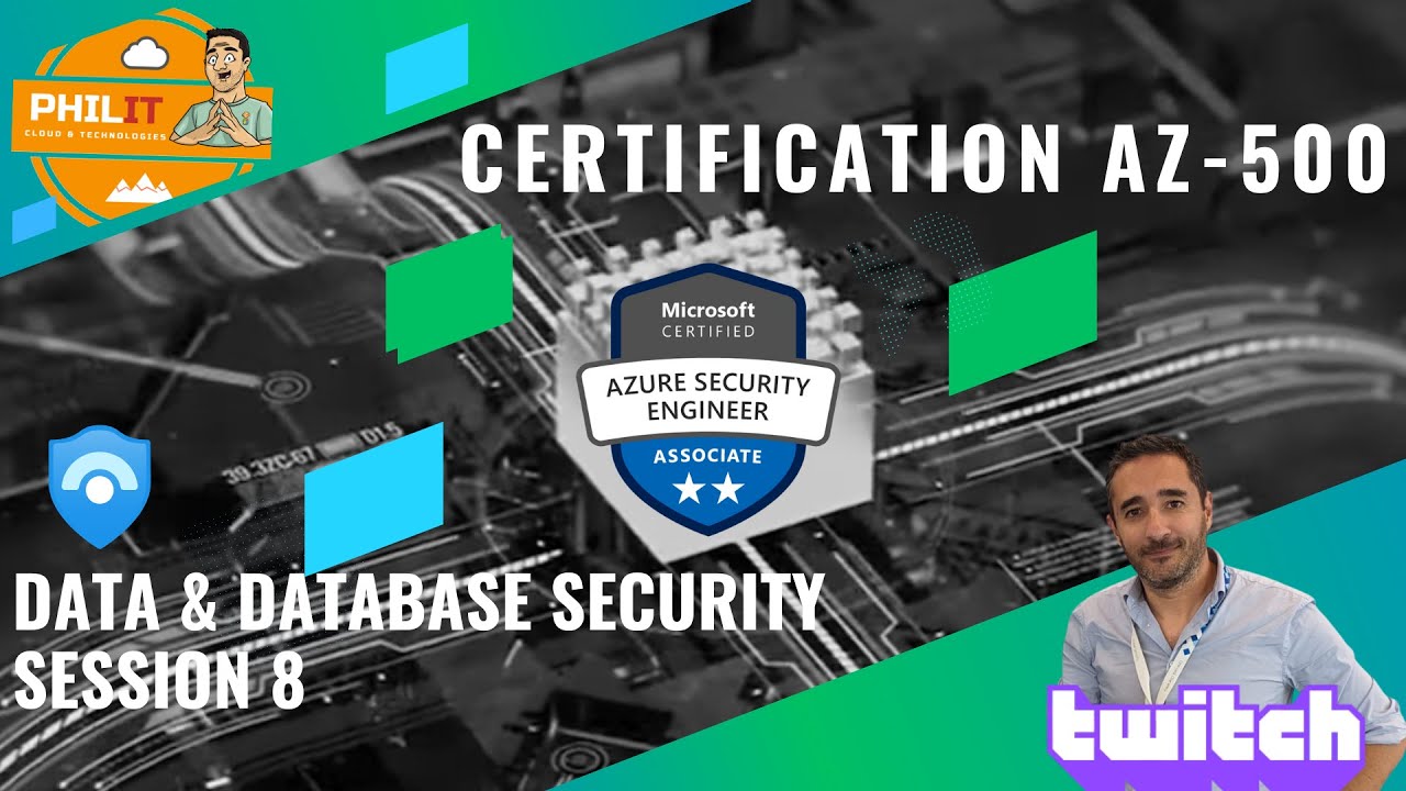 Certification AZ-500 EP8 (Manage security operations) - Replay Twitch