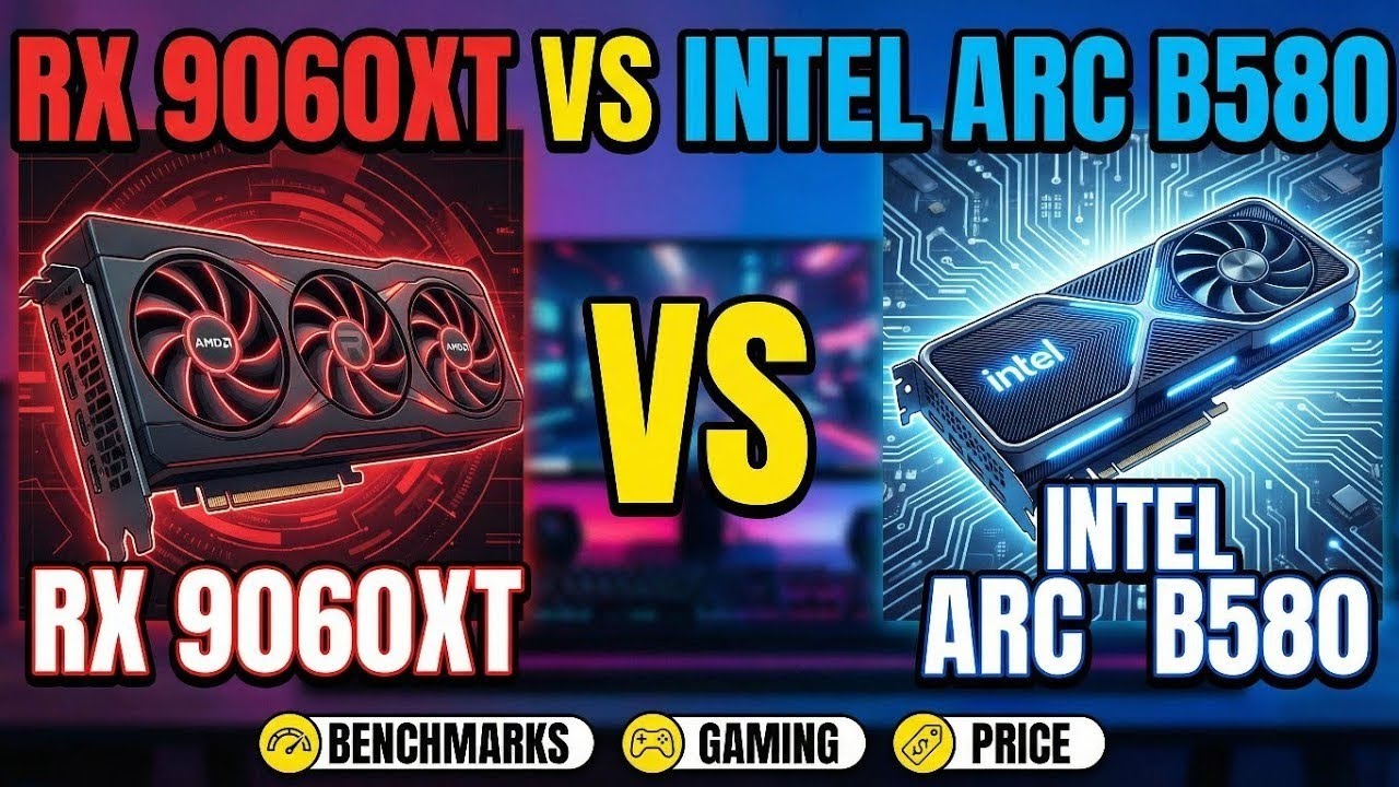 RX 9060XT 8GB VS İNTEL Arc B580 Paired with R9 9800X3D VS R5 5500 VS R5 2600 which is the best build