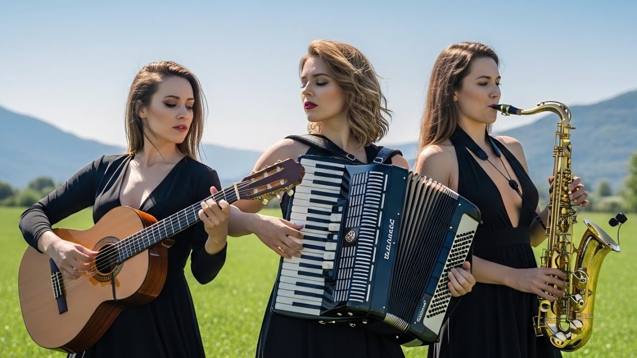Beautiful Flamenco Instrumental Music 🍃 Flamenco Guitar, Accordion & Saxophone