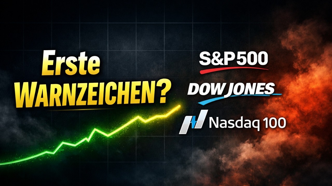 US Aktien Indizes unter Druck?  Was zeigt die Analyse von S&P500, Nasdaq 100 und Dow Jones?