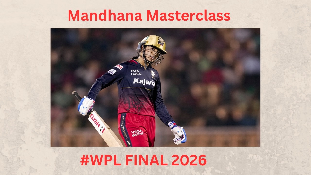 #Smriti stunts the Capitals' appreciation and leads #rcb to another title triumph.