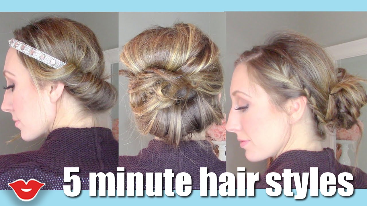 Three 5-minute Easy Hairstyles | Jordan from Millennial Moms