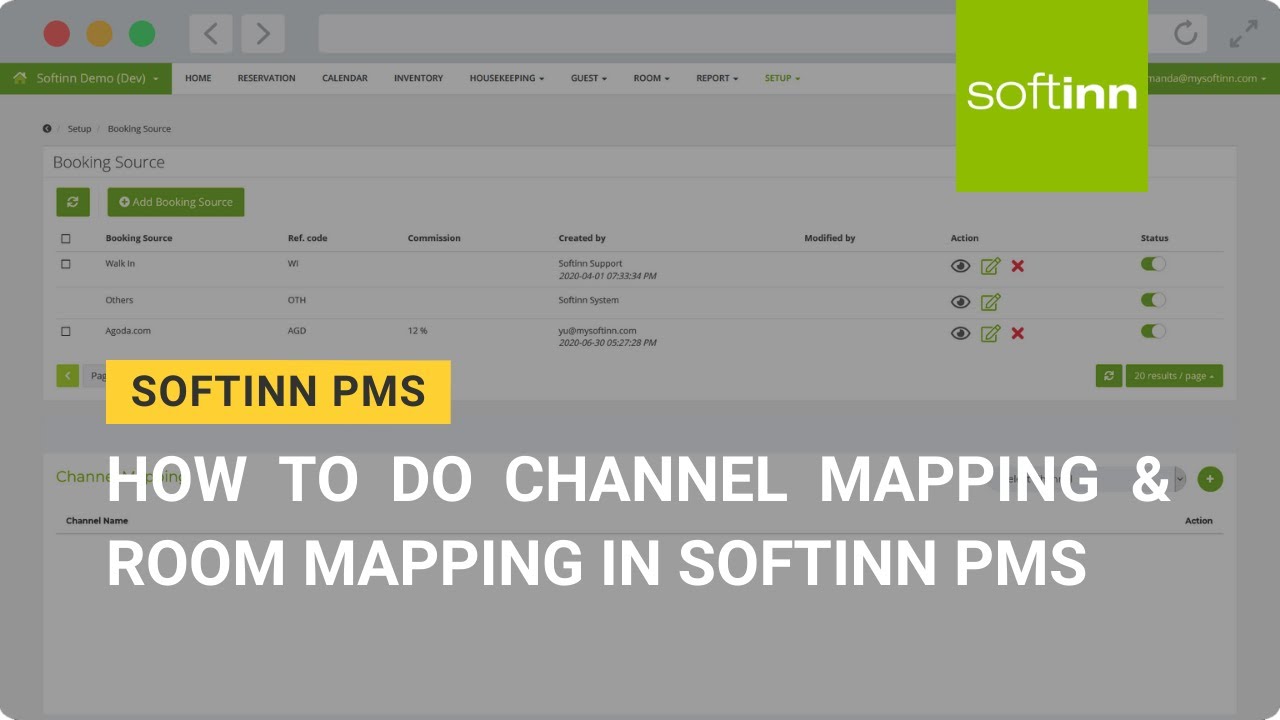 [OBSOLETE]How to Do Channel Mapping and Room Mapping for Softinn CM (Hotel Channel Manager)