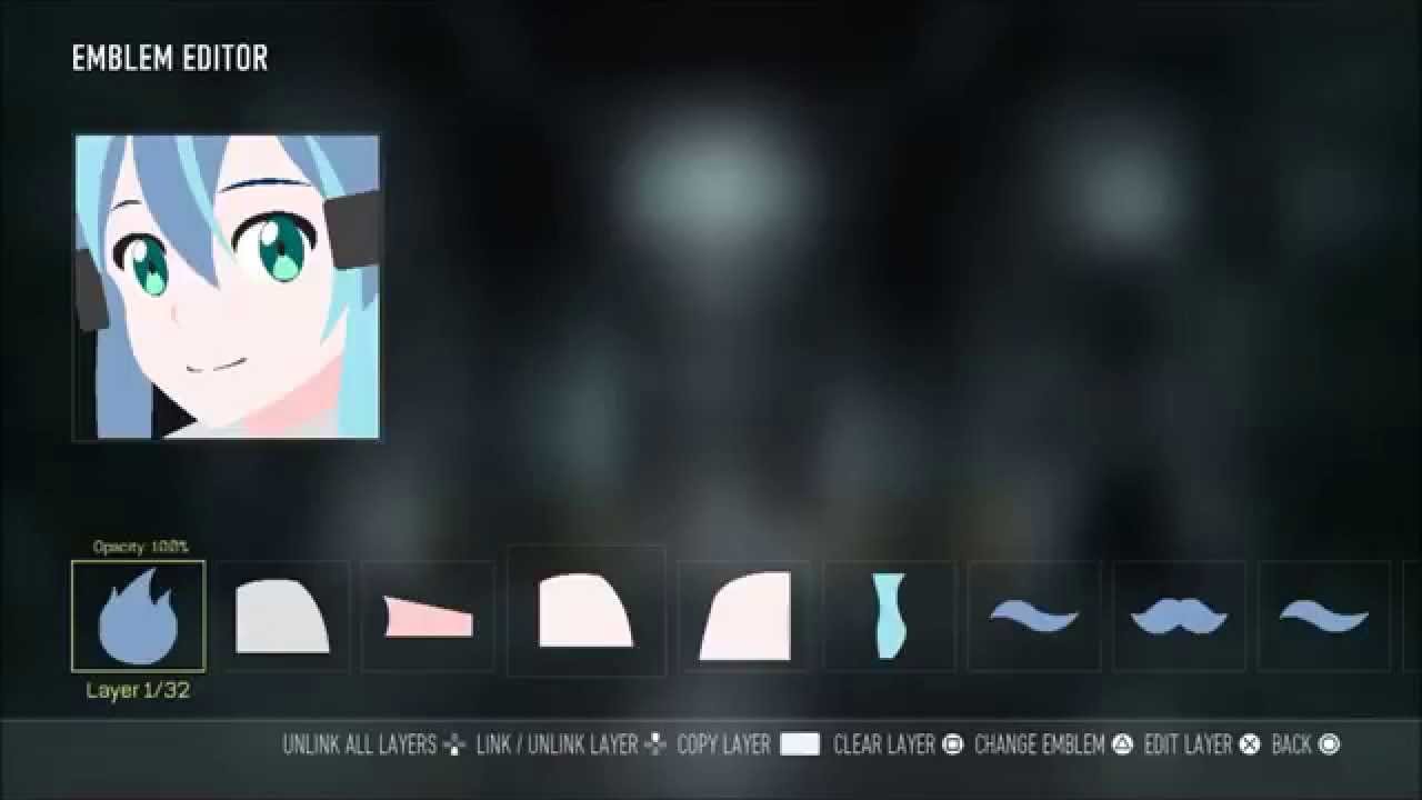 Advanced Warfare SAO 2 Sinon emblem