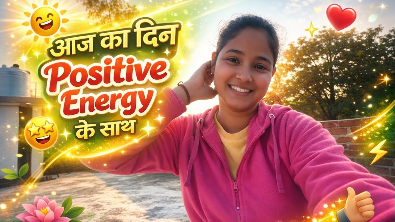 Aaj Ka Din Positive Anergy Ke Sath 😍😃