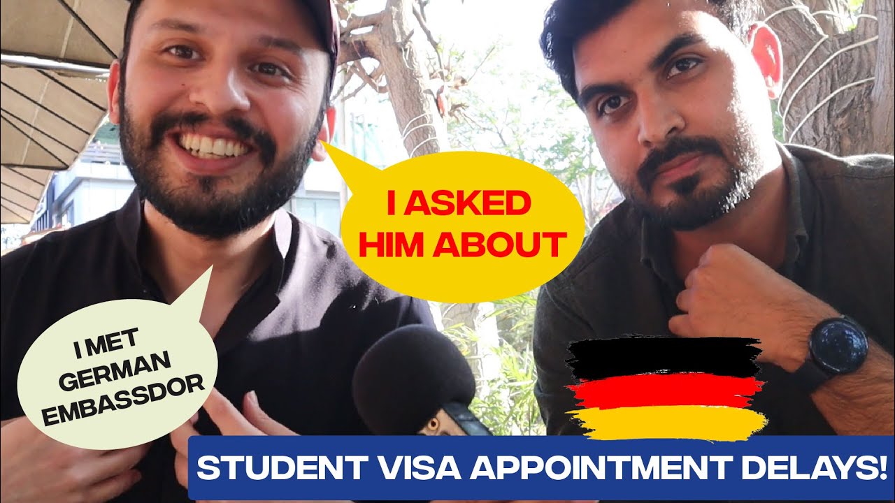 German Student Visa in 2023 | How he met the German ambassador in pakistan