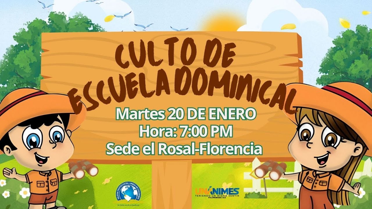 Culto Dirigido por Escuela Dominical | El Rosal Florencia | 20 Enero 2026